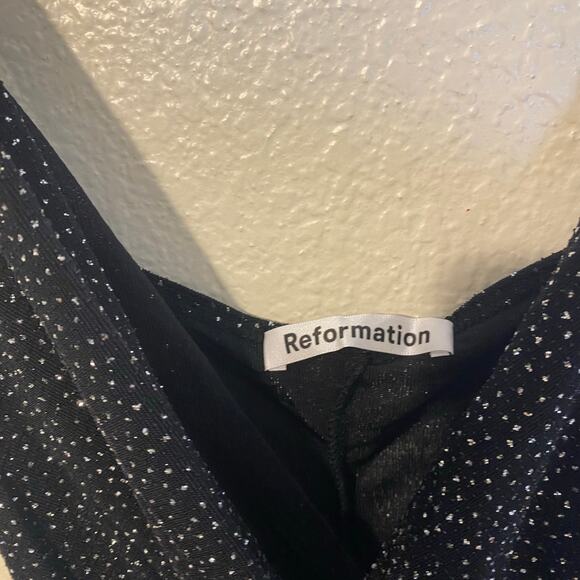 Reformation Hari Sparkly Party Midi Dress Size XS NWT - Picture 12 of 13